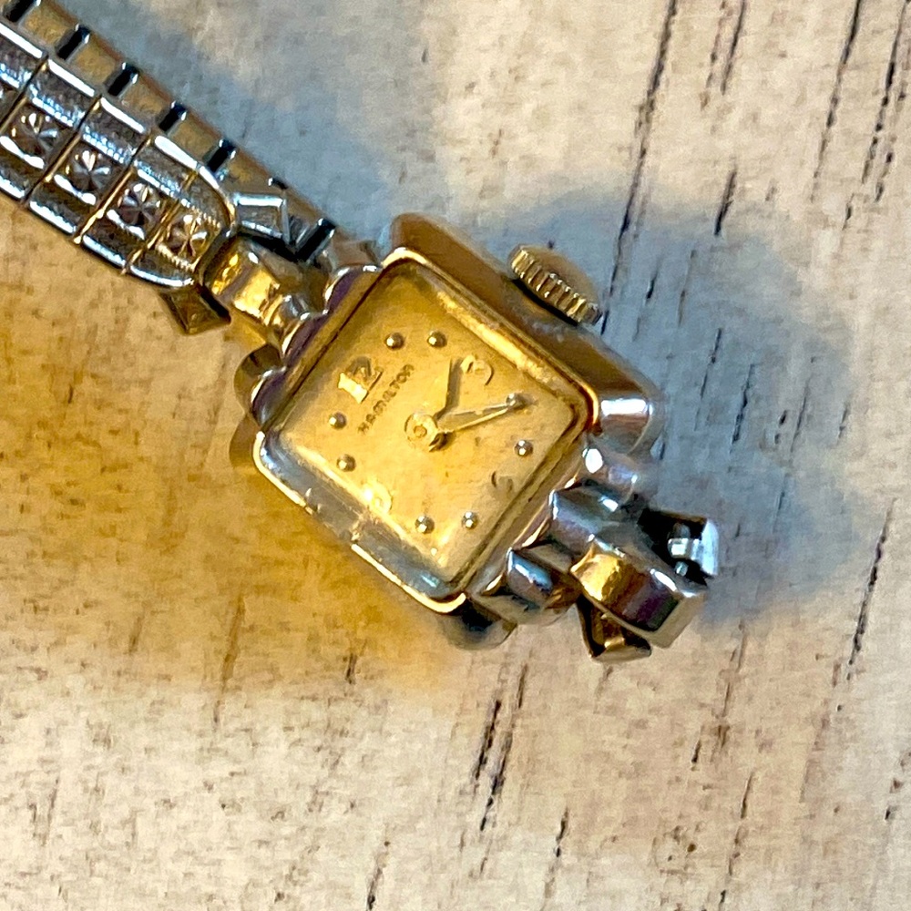 Hamilton very vintage ladies watch from the 1950s 10 karat gold filled